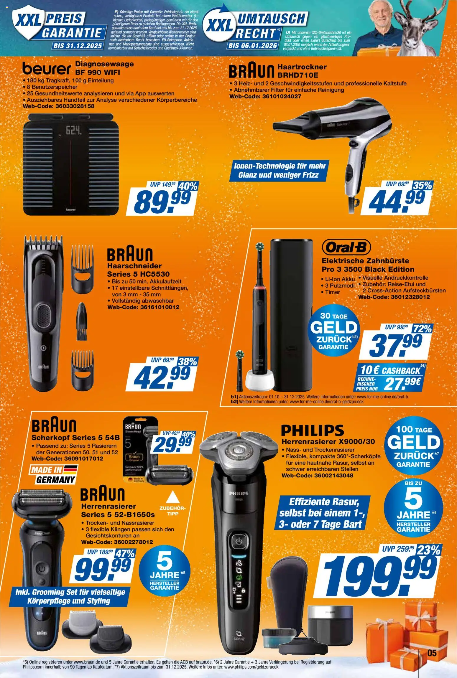Expert Prospekt 	 – gültig ab 12.12.2025 | Seite: 5 | Produkte: Philips, Haartrockner, Elektrische zahnbürste, Zahnbürste