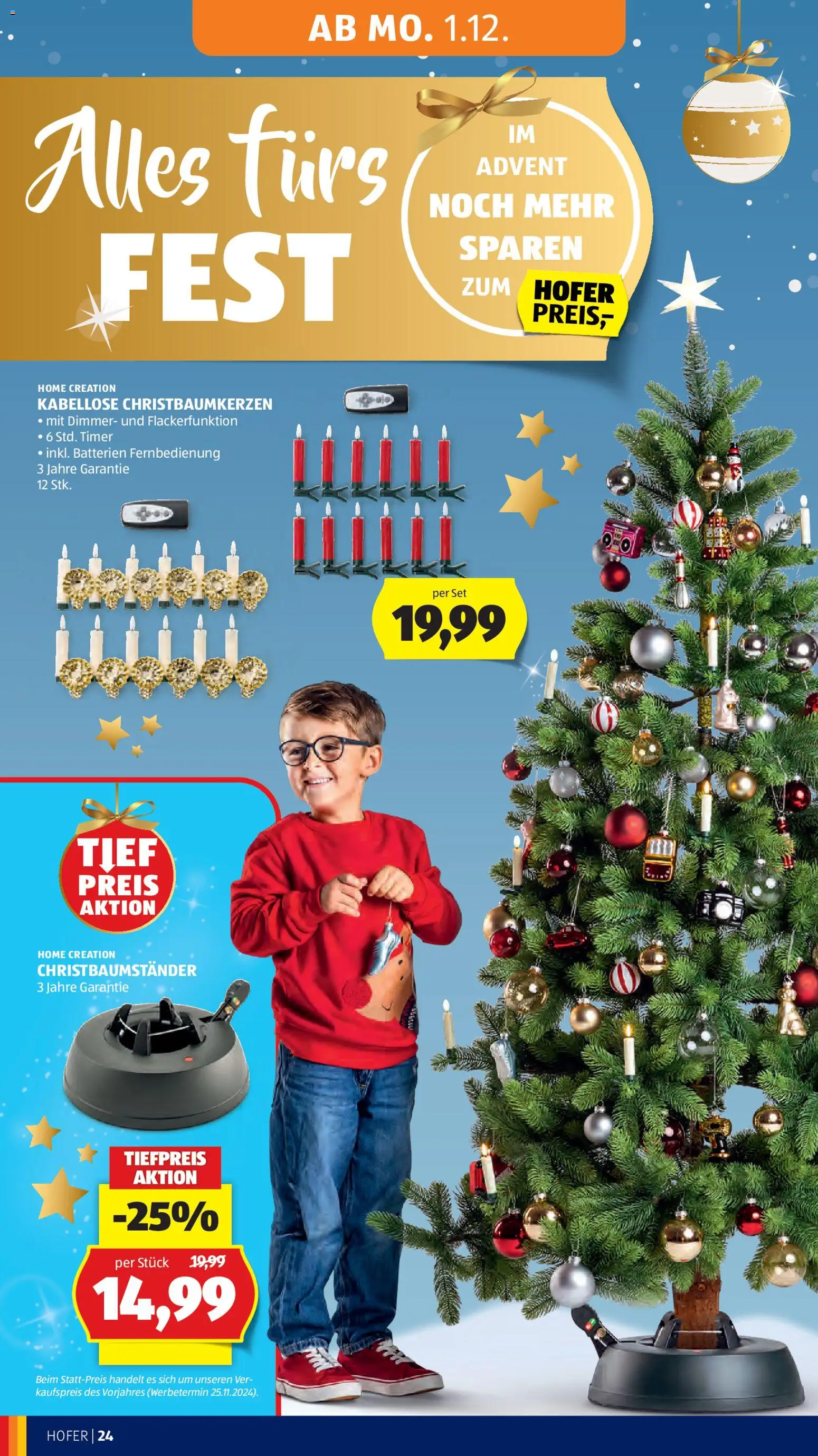 Hofer AT akciós ujság - amely érvényes a következő dátumtól: 28.11.2025 | Oldal: 40 | Termékek: Dimmer