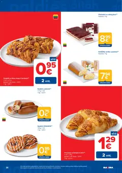 MAXIMA leidinys galioja nuo 21.04.2026 | Puslapis: 20 | Prekių: Bandelė, Plokštainis