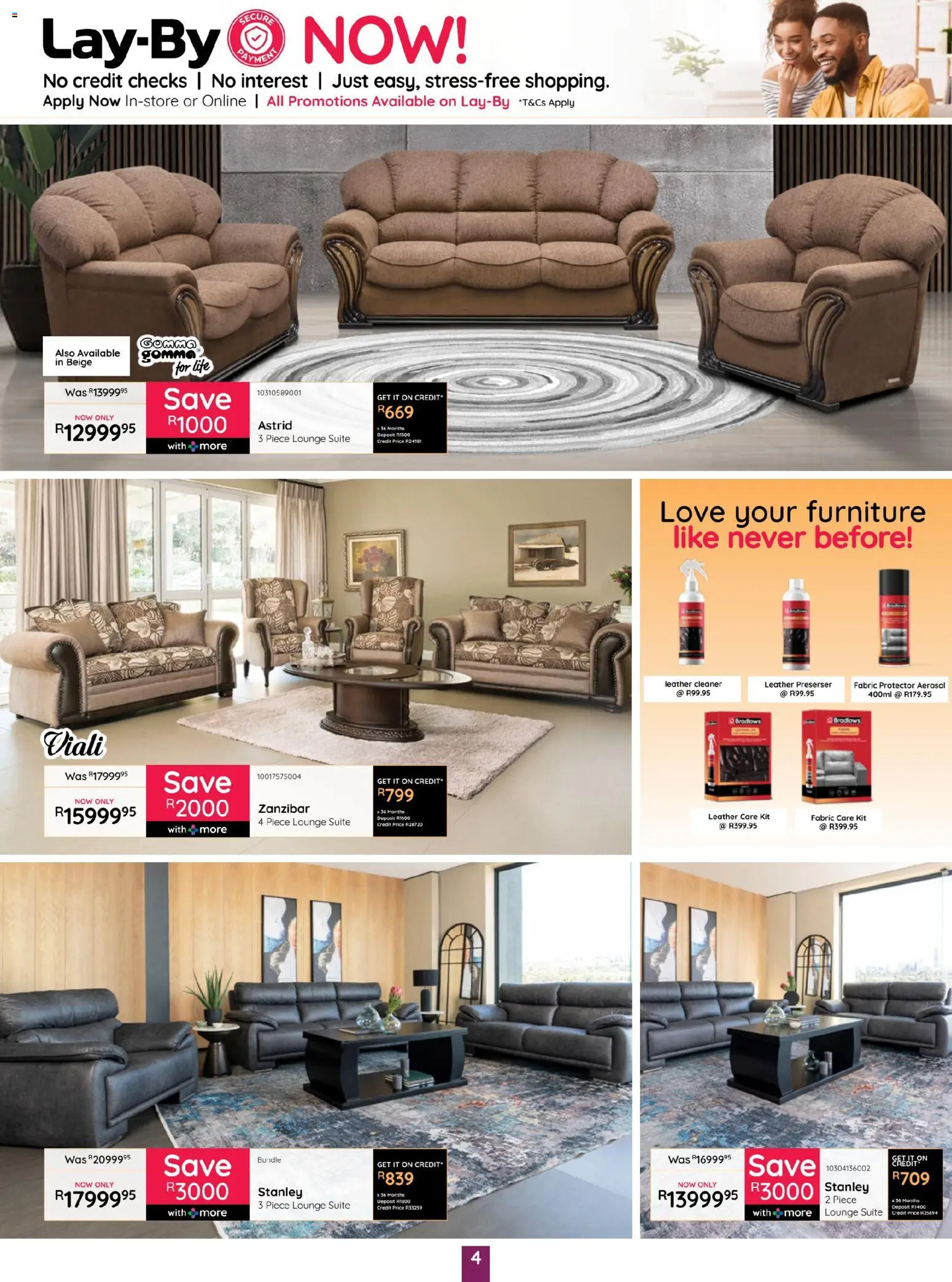 New Bradlows catalogue – valid from 19.03.2026 | Page: 4 | Products: Lounge suite