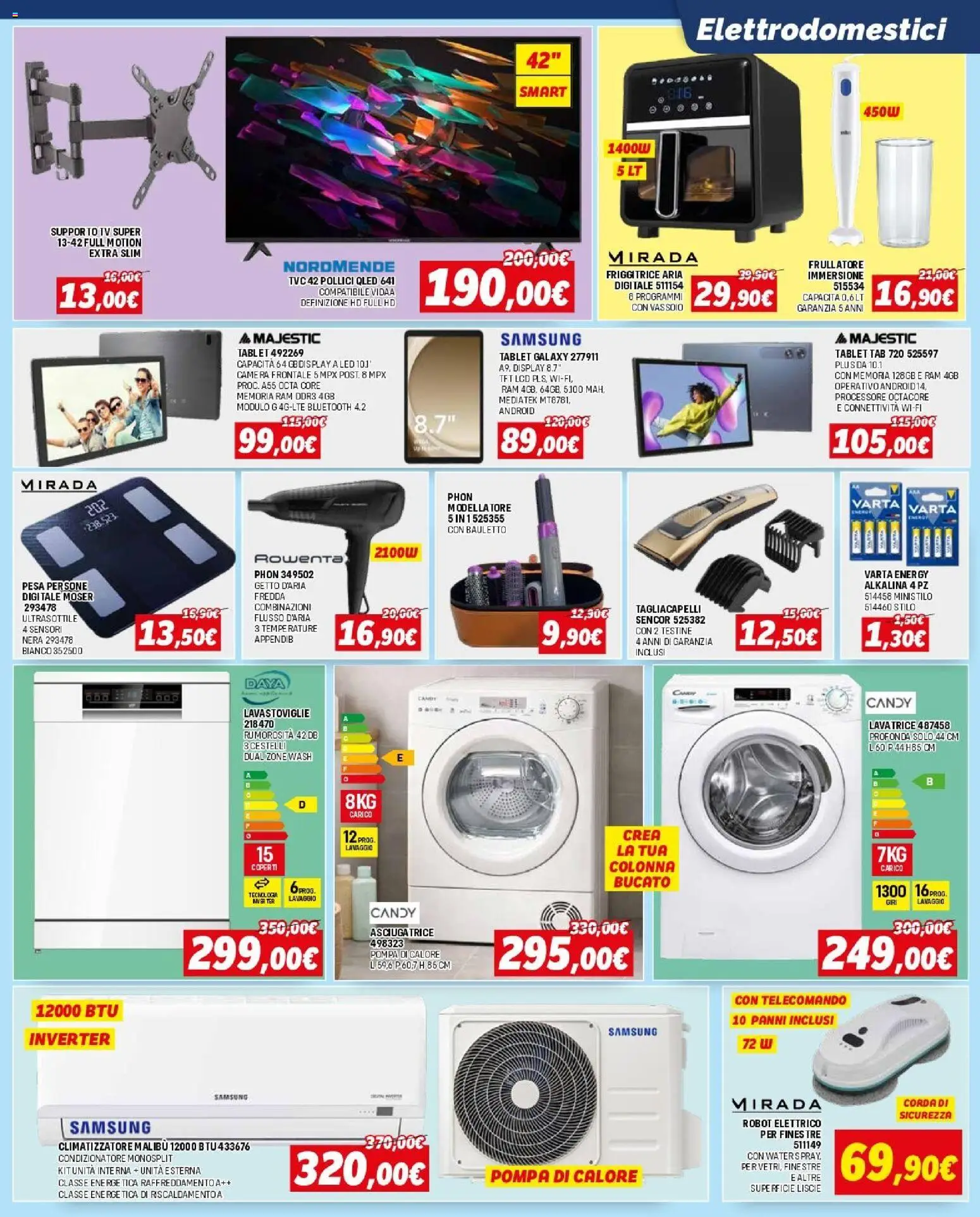 Volantino Orizzonte del 09.04.2026 | Pagina: 13 | Prodotti: Telecomando, Lavatrice, Lavastoviglie, Vassoio