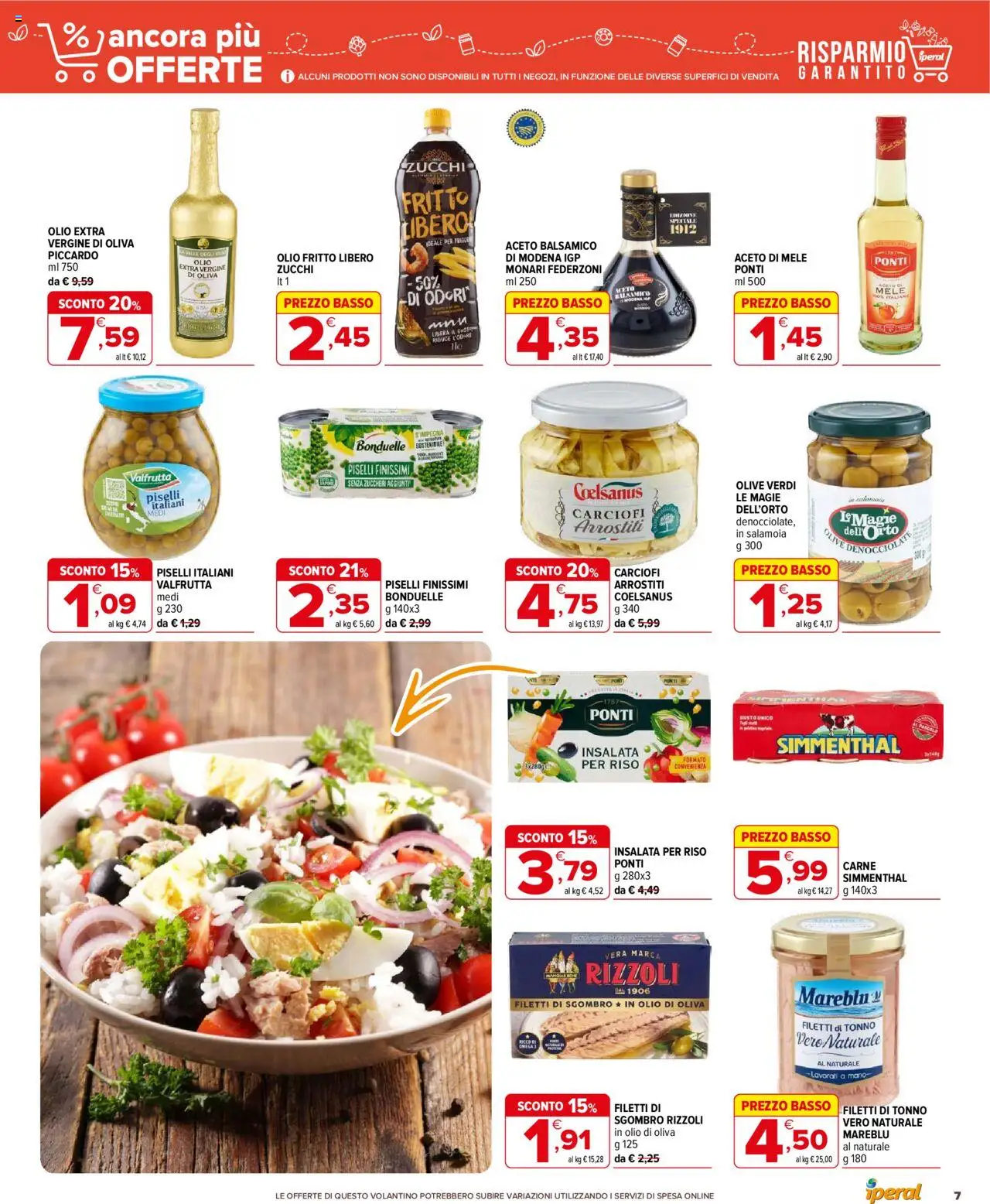Volantino Iperal del 05.06.2025 | Pagina: 7 | Prodotti: Aceto di mele, Olio, Olive, Olio di Oliva