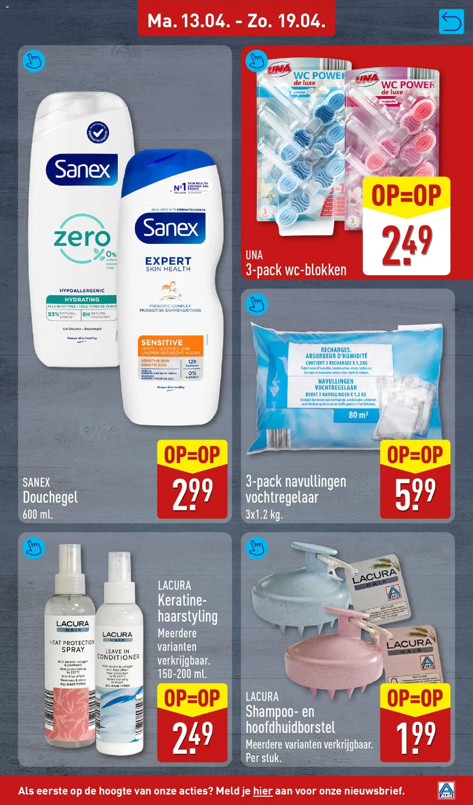 {H1} | Pagina: 19 | Producten: Wc, La, Gel, Conditioner