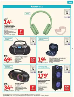 Auchan - Prévisualisation de Auchan - Produits Qilive valide à partir de 31.03.2026 | Page: 11 | Produits: Radio, Écouteurs, USB, Casque