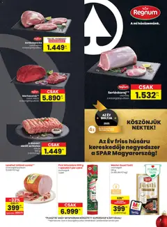 Spar Akciós újság - amely érvényes a következő dátumtól: 18.12.2025 | Oldal: 7