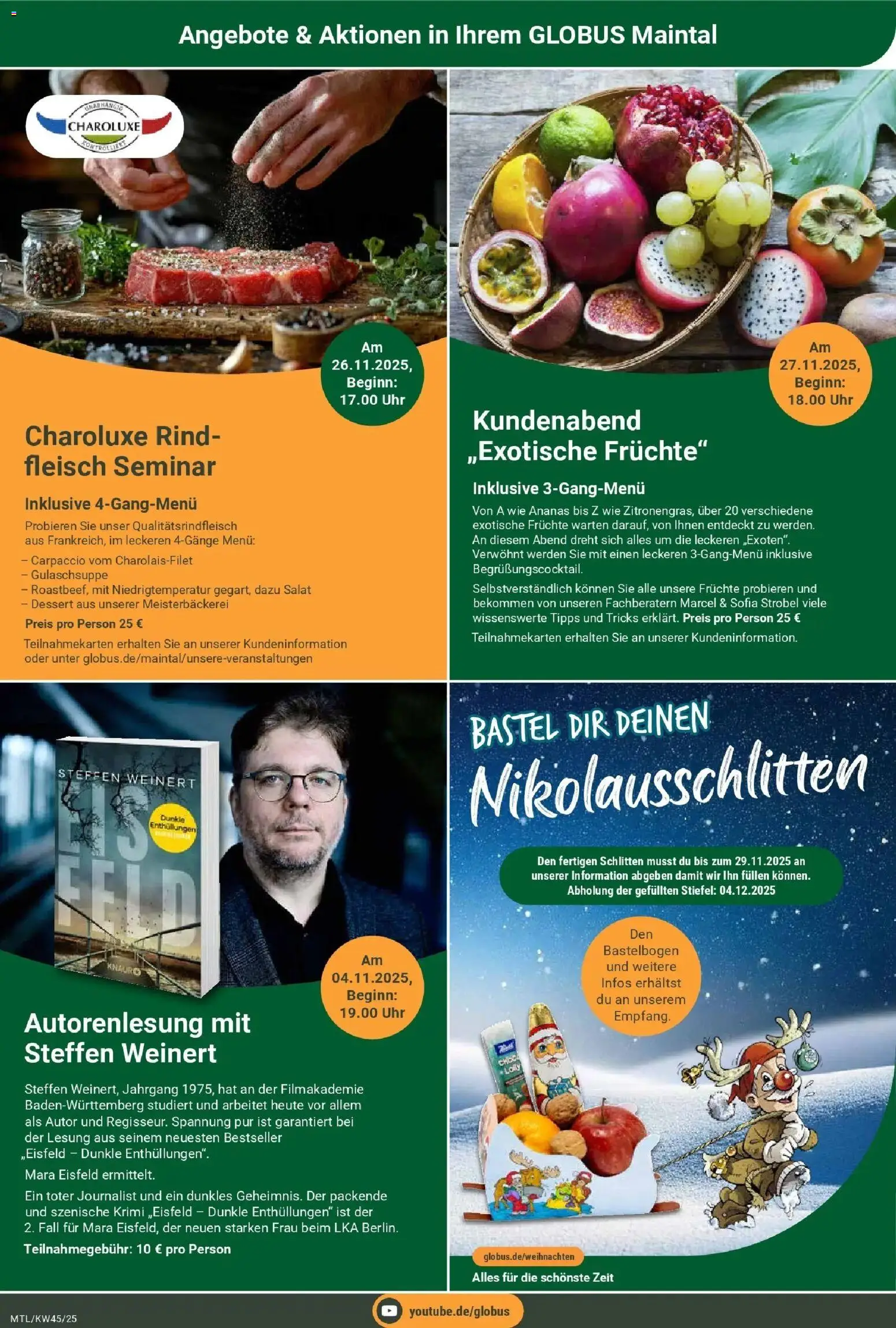 Globus prospekt Maintal-Dörnigheim	 – gültig ab 02.11.2025 | Seite: 29 | Produkte: Ananas, Fleisch, Salat, Uhr