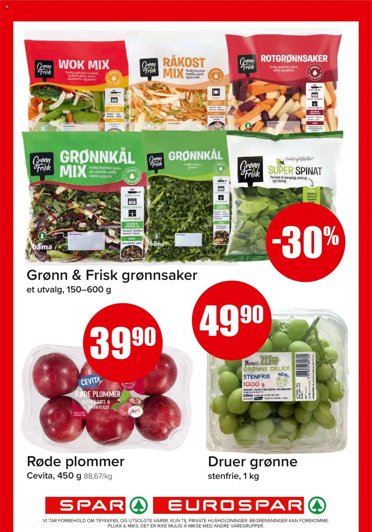 {H1} | Side: 7 | Produkter: Druer, Kålrot, Sukker, Grønnkål