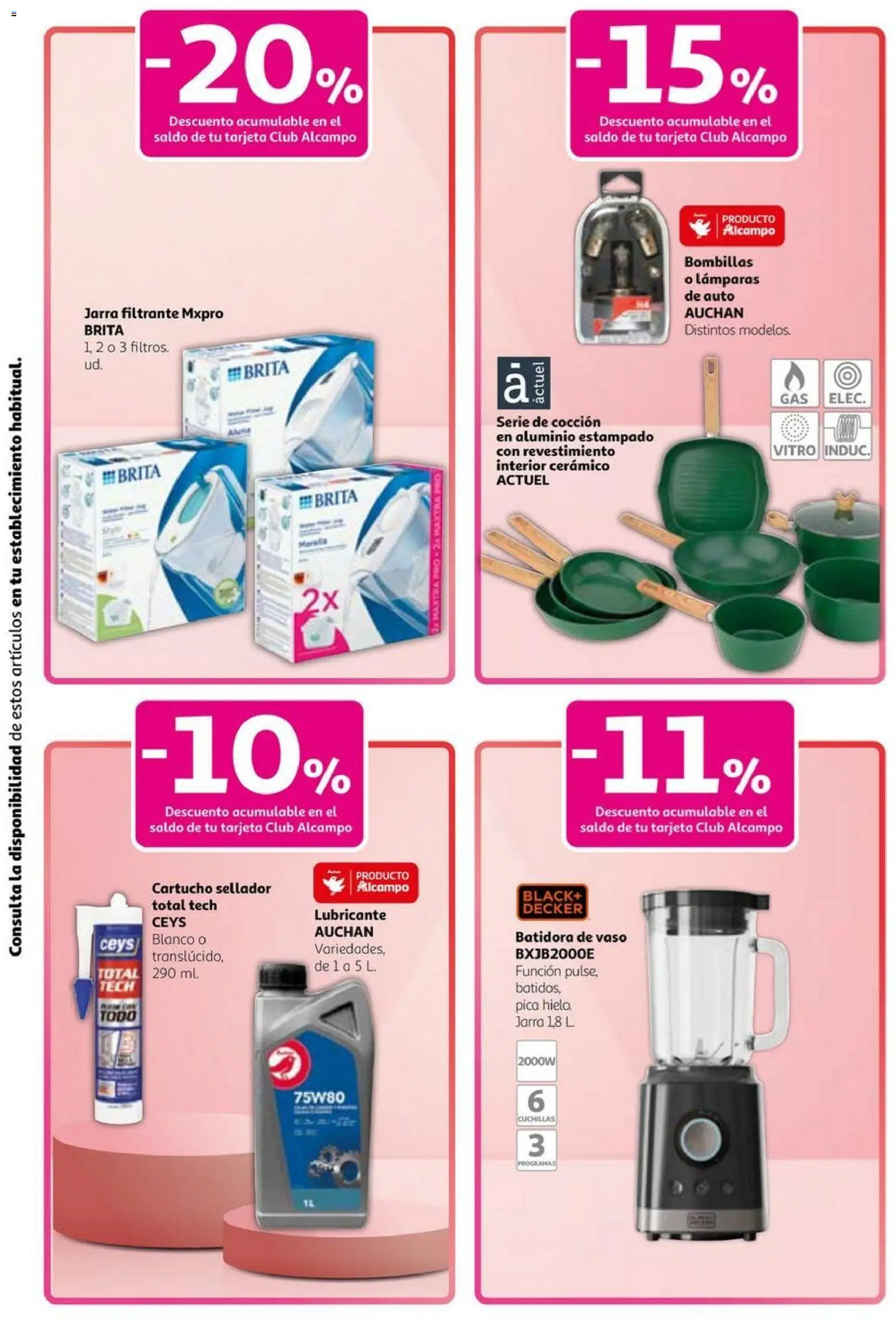 Alcampo -  Club Nacional  │ válido desde el 06.11.2025 | Página: 21 | Productos: Noodles αυγού, Batidora, Απορρυπαντικό ρούχων σε σκόνη