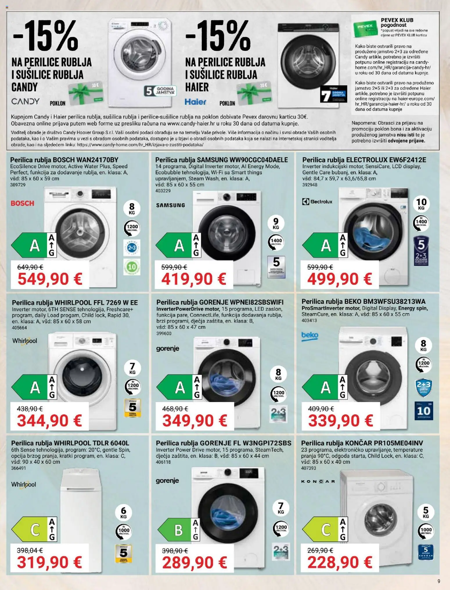 Pevex katalog | vrijedi od 03.04.2026 | Stranica: 9