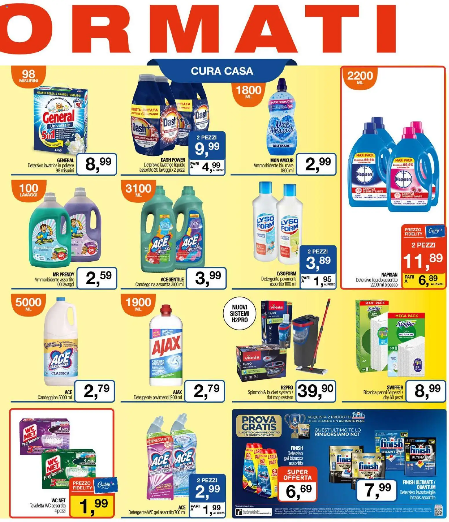 Volantino Caddy's del 23.10.2025 | Pagina: 3 | Prodotti: Ammorbidente, Detergente, Lavastoviglie, Profumo