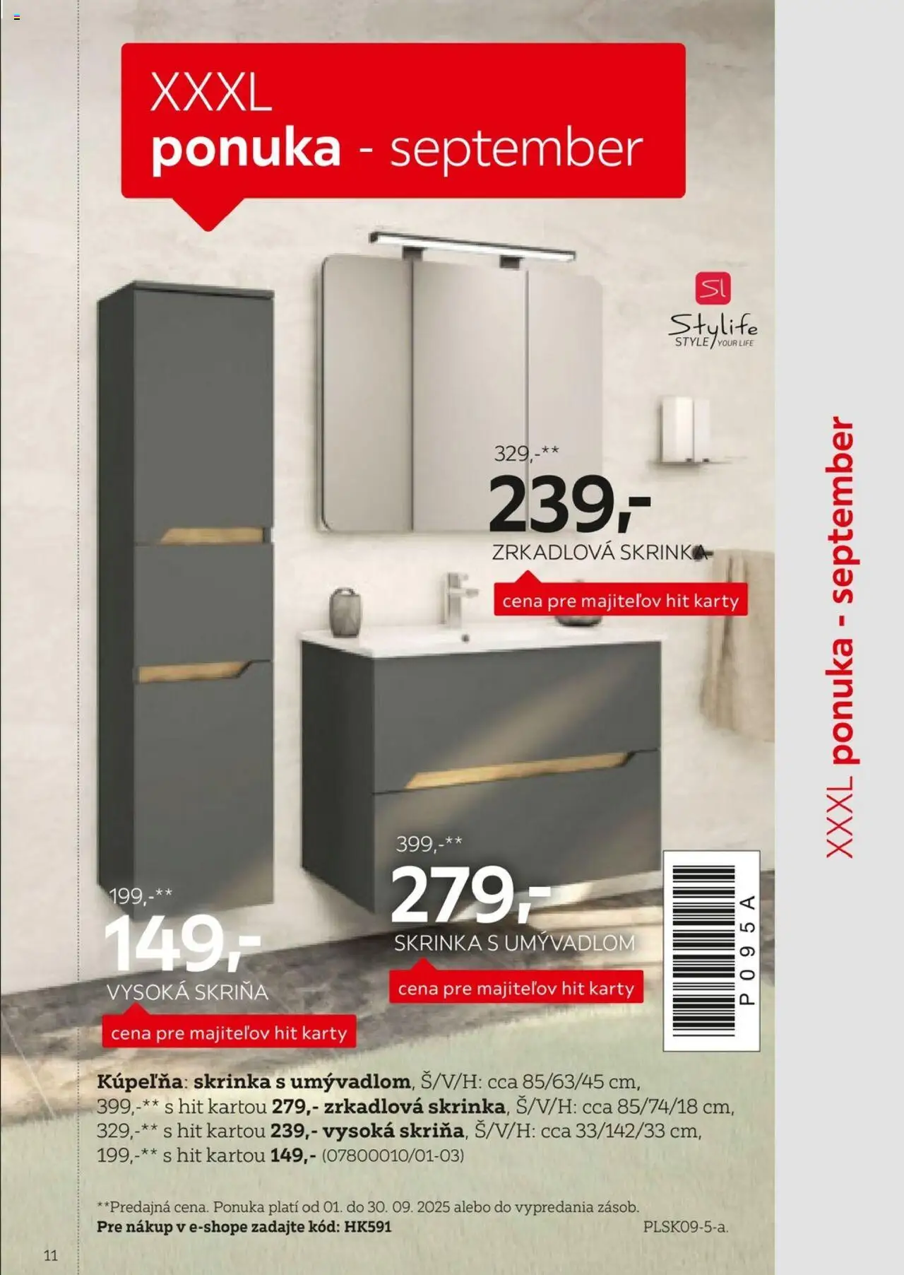 XXXLutz byť verným zákazníkom sa naozaj oplatí │ platný od 01.08.2025 | Strana: 11 | Produkty: Skriňa, Kúpelňa, Skrinka s umývadlom, Skrinka