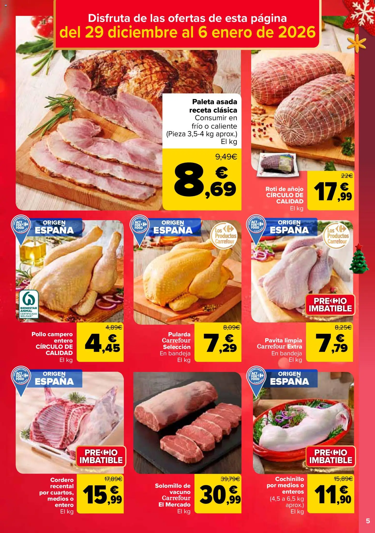 Carrefour folleto │ válido desde el 29.12.2025 | Página: 5 | Productos: Φίλτρο καφέ, Bandeja