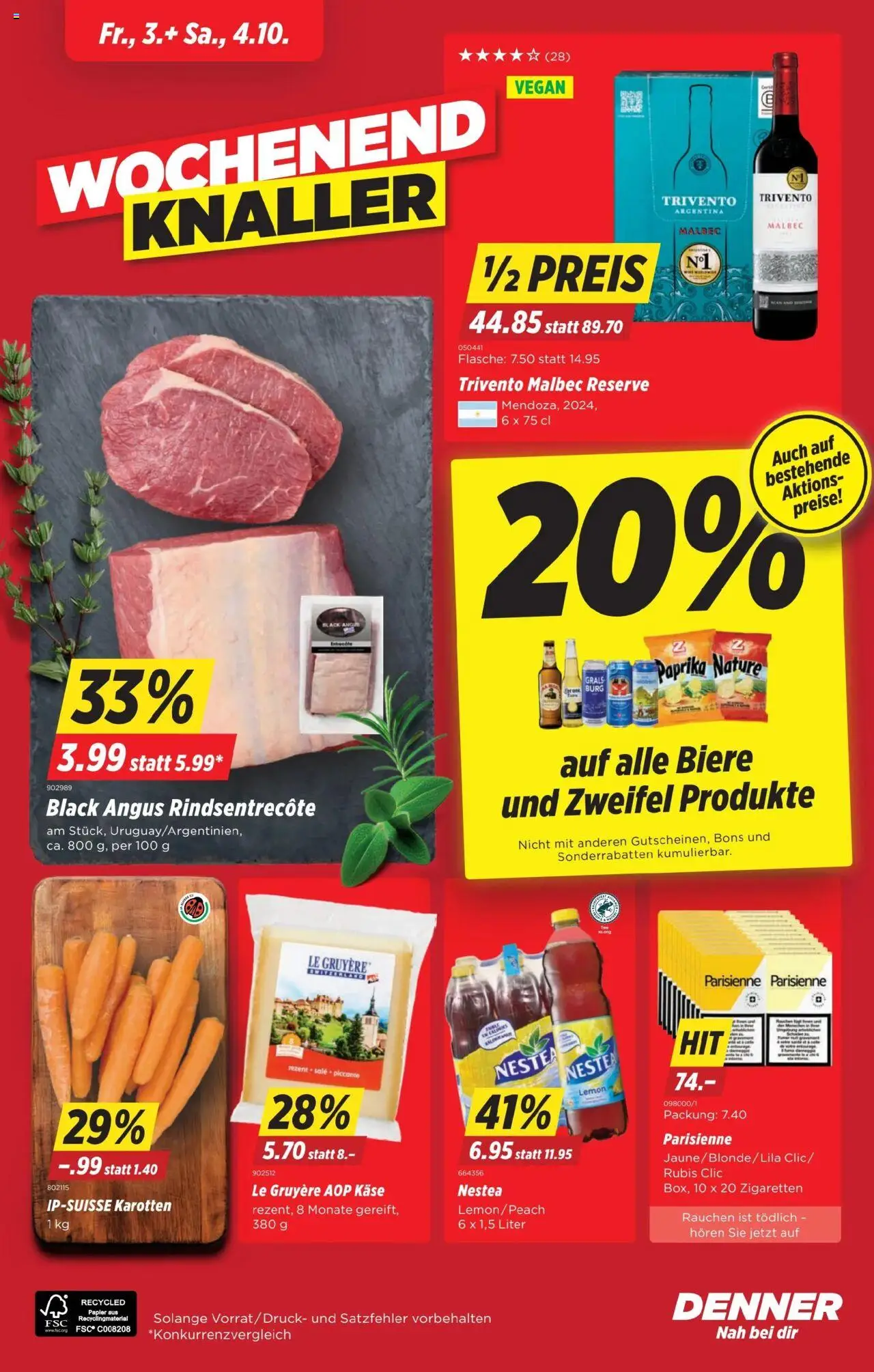 Denner Aktionen – gültig ab 30.09.2025 | Seite: 24 | Produkte: Käse