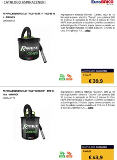 Anteprima del volantino Eurobrico Aspiraceneri catalogo valido a partire dal 23.07.2025 | Pagina: 13 | Prodotti: Tubo, Aspiracenere, Cavo