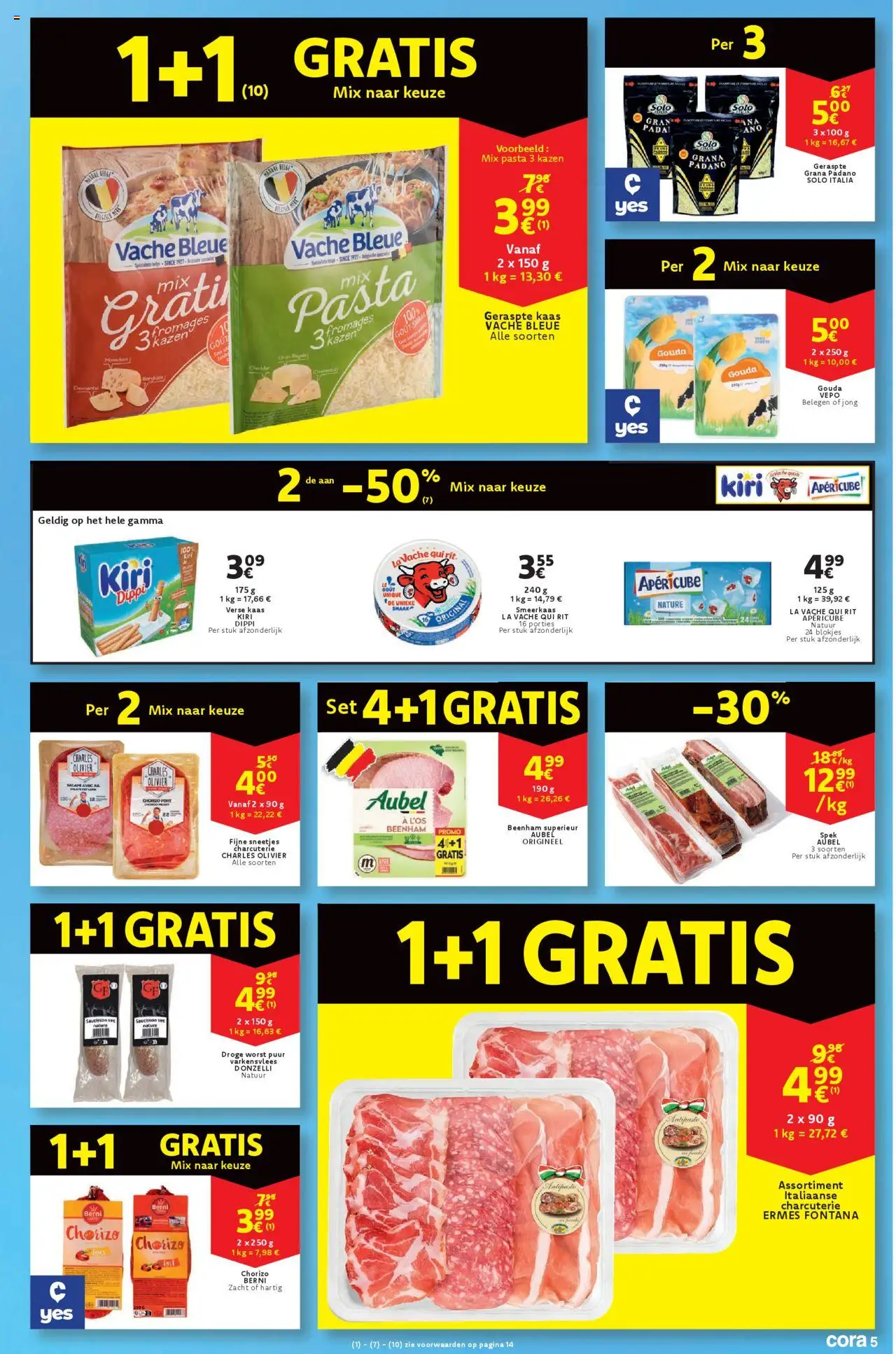 {H1} | Pagina: 5 | Producten: Worst, Pasta, Chorizo, Gouda