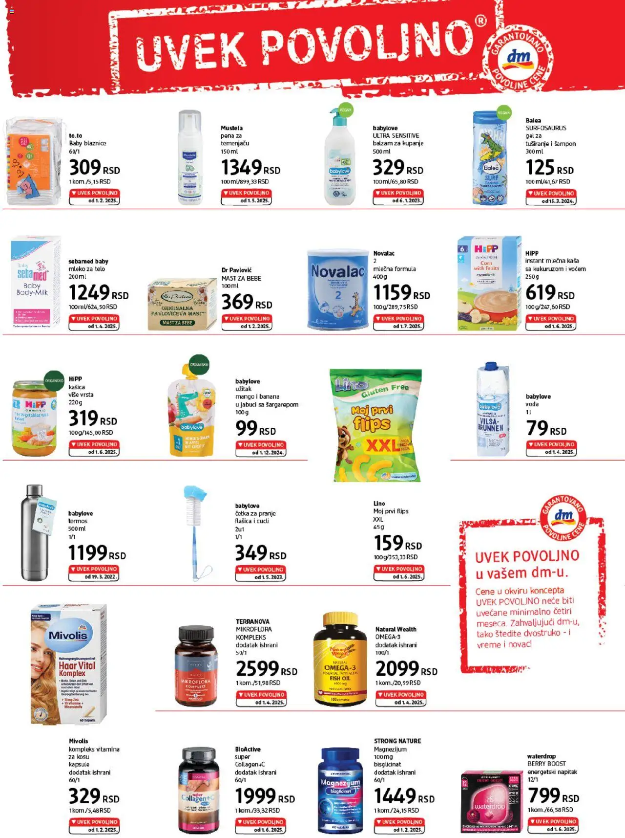 DM Drogerie katalog - važi od 16.08.2025 | Strana: 6 | Proizvode: Četka, Voda, Mleko za telo, Pavloviceva mast