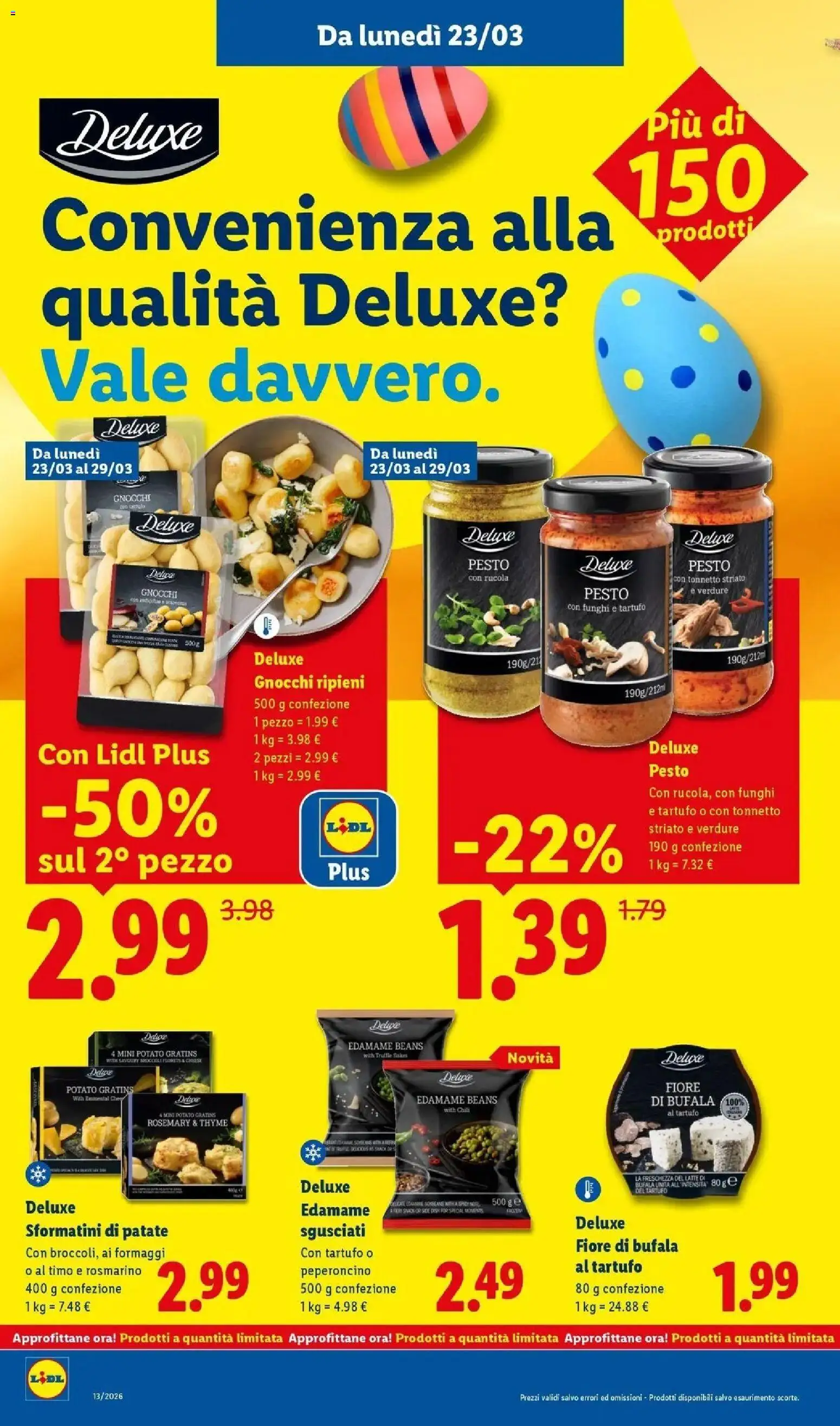 Volantino Lidl del 23.03.2026 | Pagina: 18 | Prodotti: Tartufo, Rosmarino, Pesto, Emmental