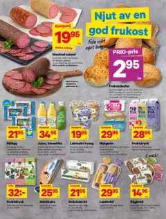 City Gross reklamblad aktuell från 11.08.2025 | Sida: 4 | Produkter: Bageri, Hönökaka, Margarin, Kvarg