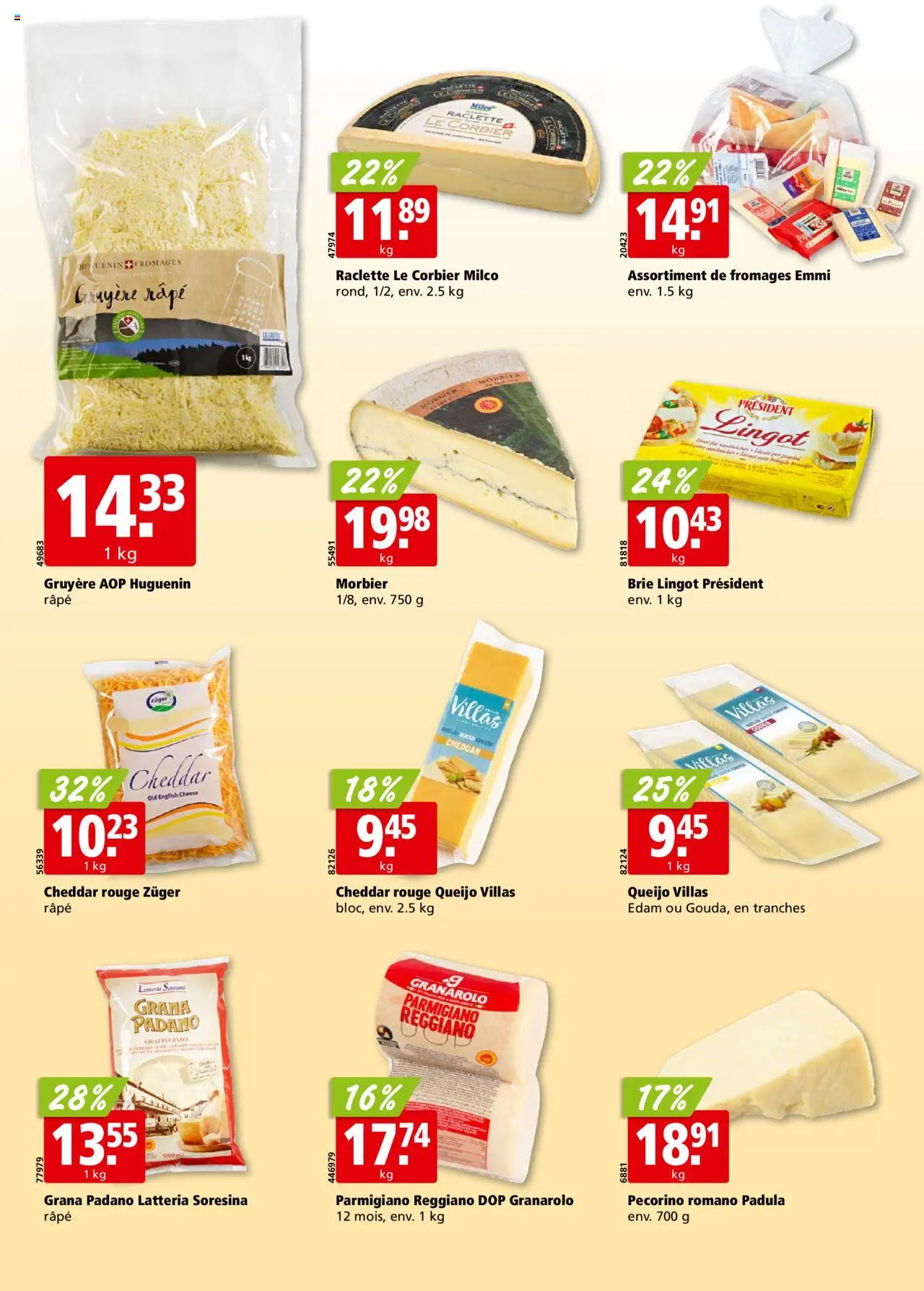 Aligro Aktionen Chavannes, Matran, Genève, Sion ab 11.08.2025 | Seite: 16 | Produkte: Rouge, Raclette