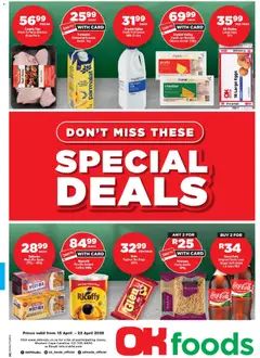 OK Foods specials catalogue – valid from 15.04.2026