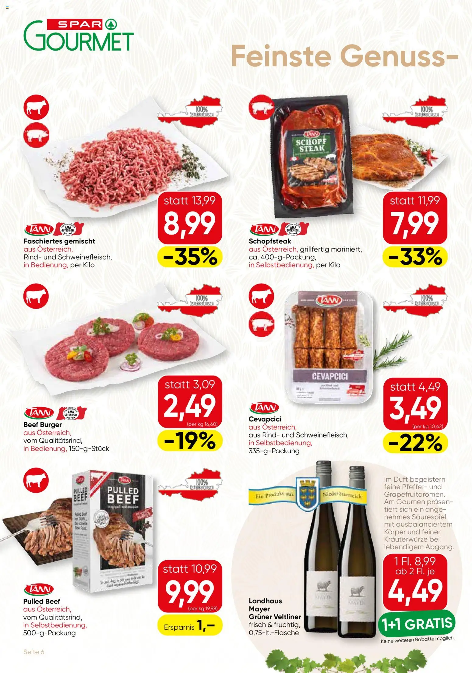 SPAR Gourmet Flugblatt gültig ab 09.04.2026 | Seite: 6 | Produkte: Pfeffer, Duft