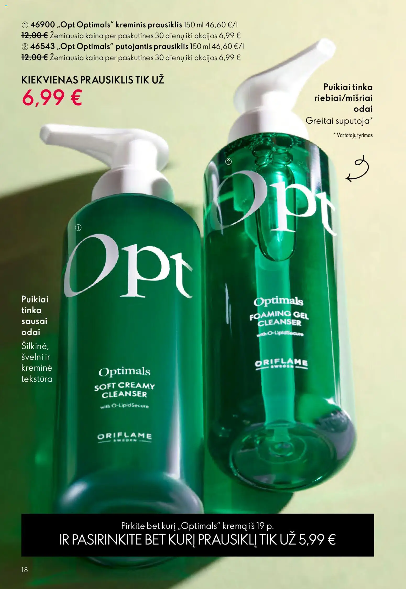 Oriflame akcijos nuo 01.04.2026 | Puslapis: 18 | Prekių: Prausiklis