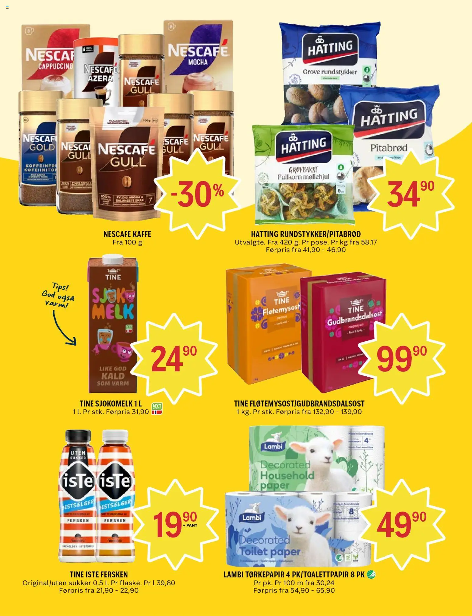 {H1} | Side: 9 | Produkter: Rundstykker, Суміш дитяча, Iste, Гель для брів