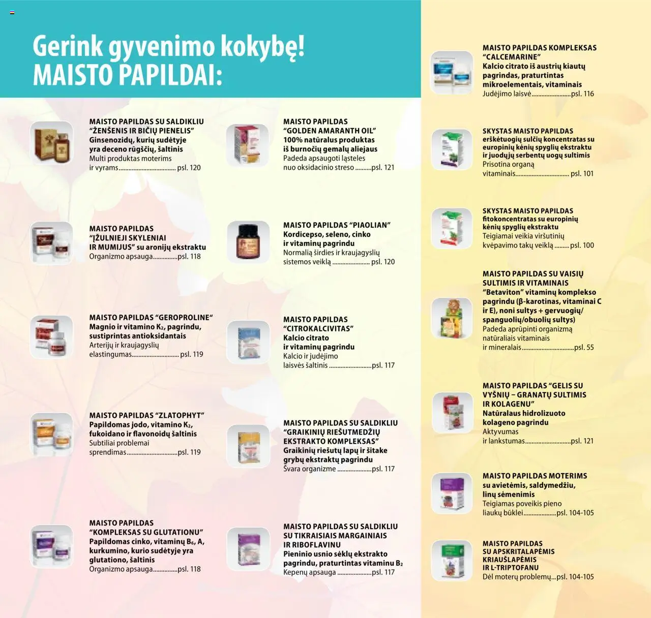 TianDe akcijos nuo 08.07.2025 | Puslapis: 114 | Prekių: Sultys