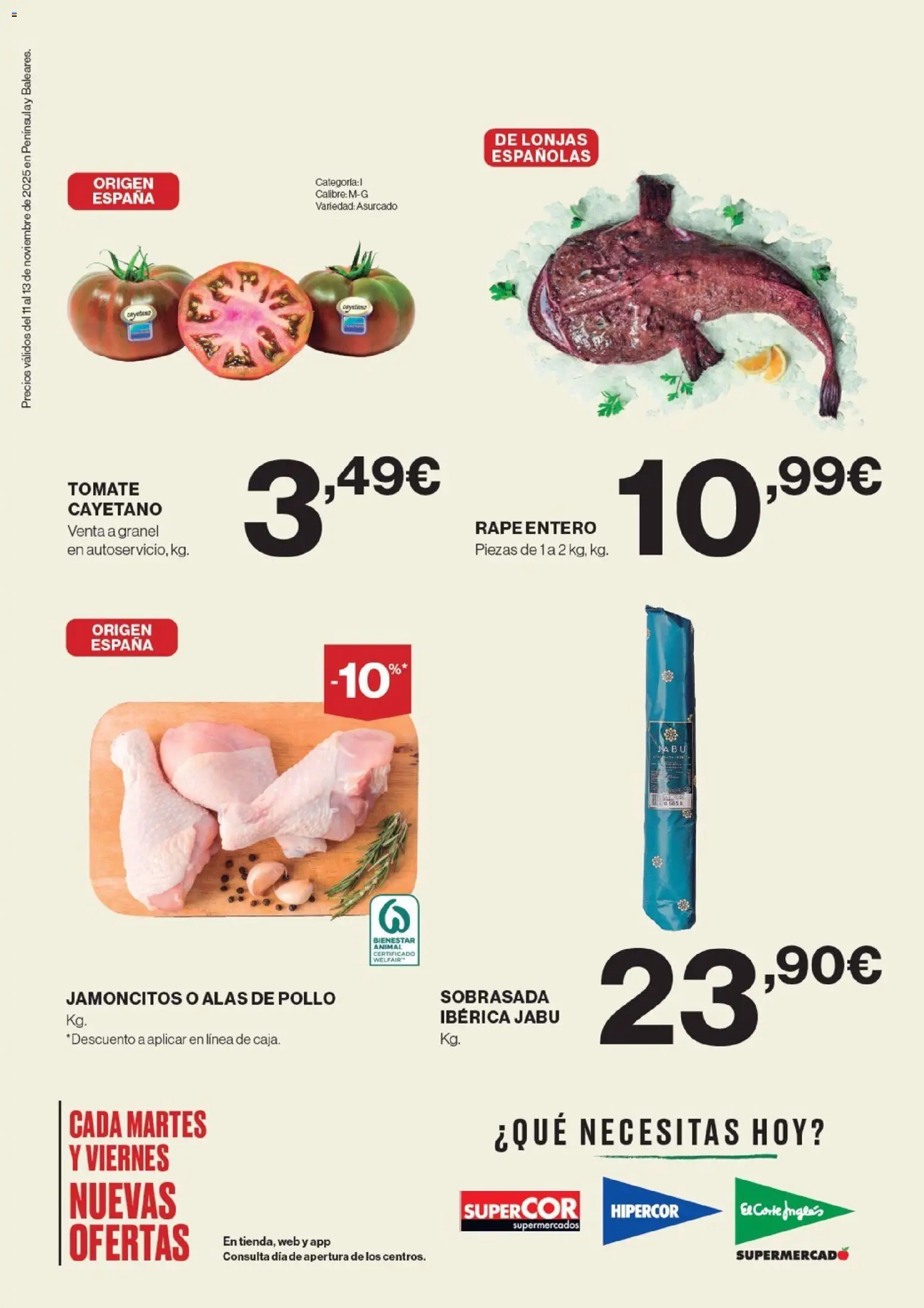 Hipercor catálogo │ válido desde el 11.11.2025 | Página: 2 | Productos: Sobrasada
