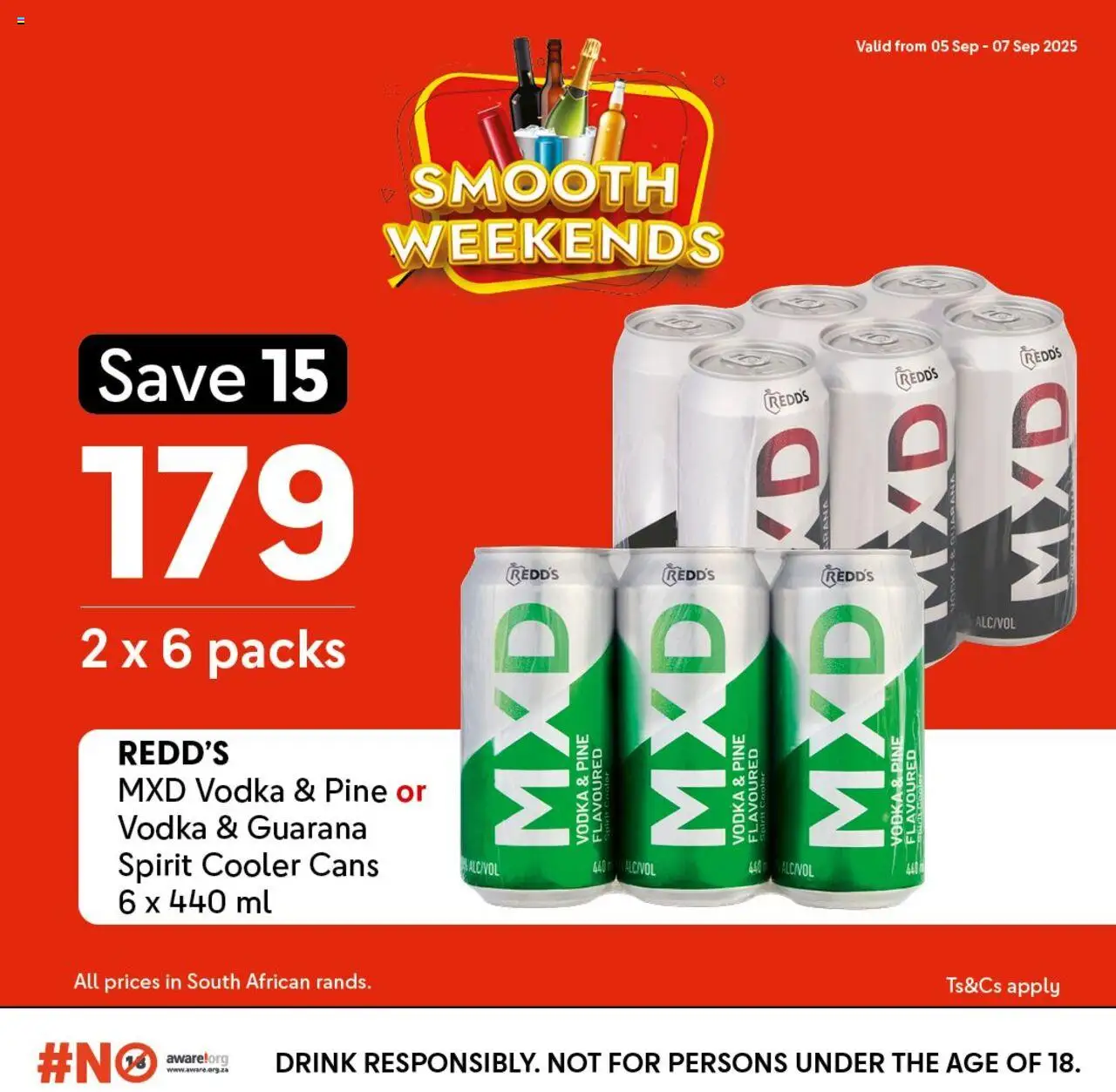 New Makro catalogue – valid from 05.09.2025 | Page: 12 | Products: Cooler, Vodka