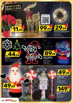 Pogląd oferty "Brico Marché Gazetka" - ważna od 19.11.2025 | Strona: 12 | Produkty: Choinka, Lampki