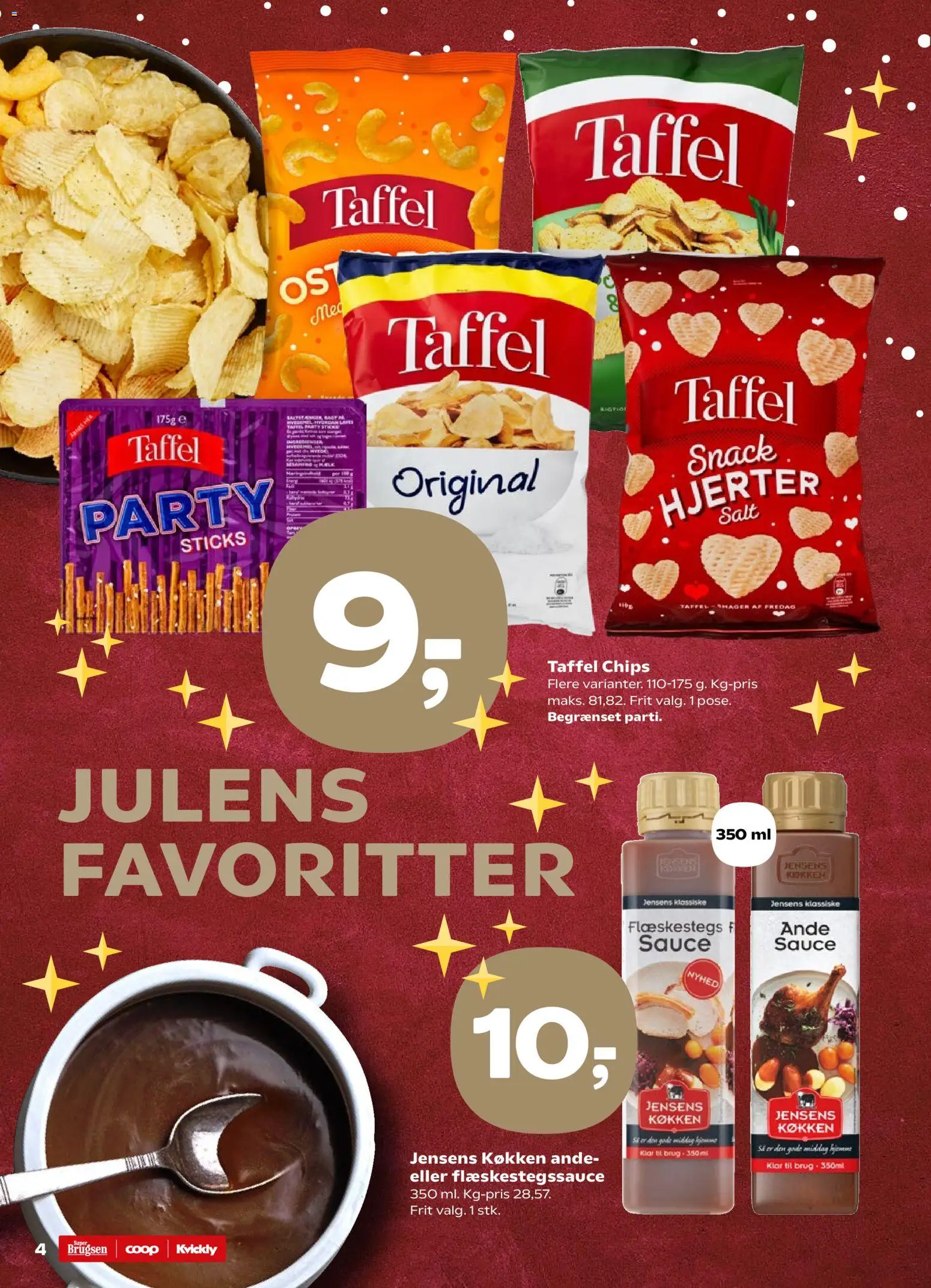 Super Brugsen tilbudsavis – gyldig fra 19.12.2025 | Side: 4 | Produkter: Chips, Salt