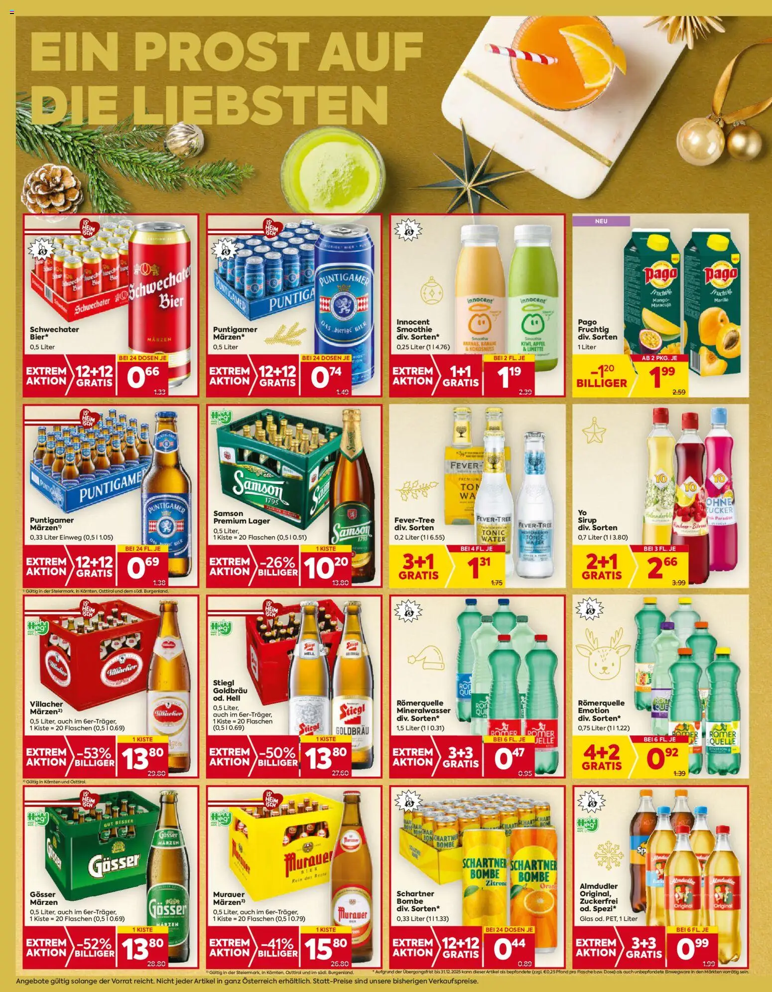 Billa Flugblatt - Kärnten gültig ab 11.12.2025 | Seite: 12 | Produkte: Zitrone, Mango, Bier, Äpfel