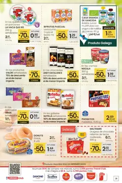 Vista previa Eroski ¿Quieres ahorrar conmigo? válido desde el 26.03.2026 | Página: 21 | Productos: Leche, Chocolate, Κεραία, Donuts