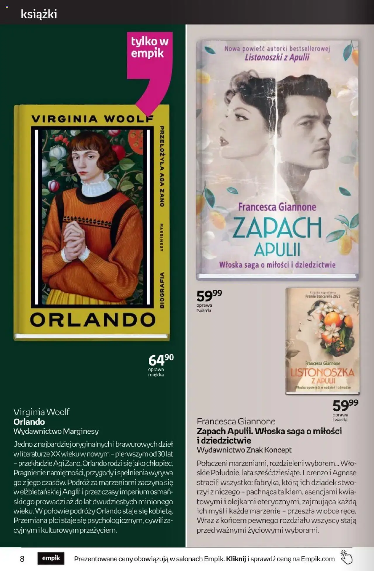 Empik promocje od 18.06.2025 | Strona: 8 | Produkty: Książki, Zapach