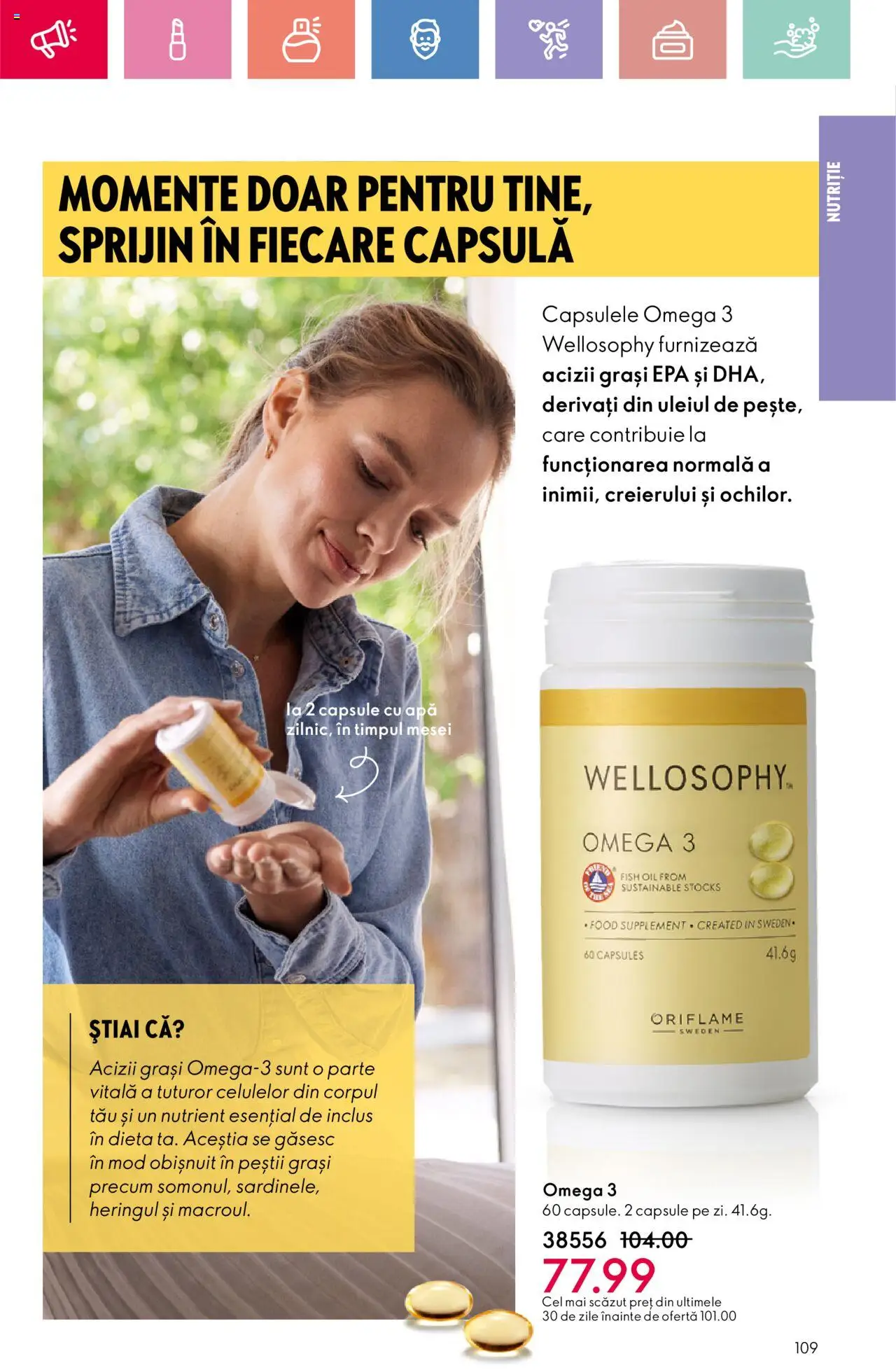 Oriflame catalog 12 2025 – valabil de la 20.08.2025 | Pagină: 109 | Produse: Chaussures de ski, Apă