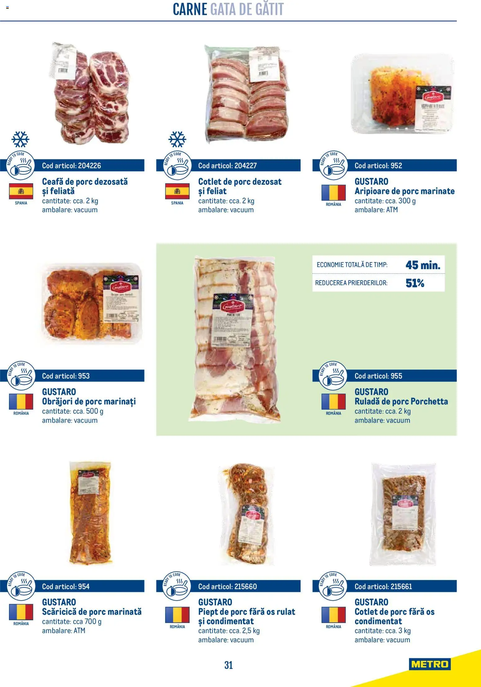 Noul catalog Metro – valabil de la 21.04.2026 | Pagină: 31 | Produse: Keçeli kalem, Lait de coco