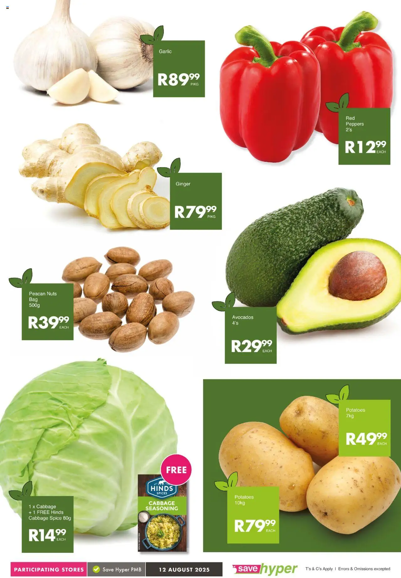 Save Market Day │ valid from 12.08.2025 | Page: 7 | Products: Seasoning, Nuts, Spices, Garlic