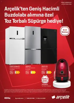 16.07.2025 tarihinden itibaren geçerli olan Arçelik kataloğu önizlemesi