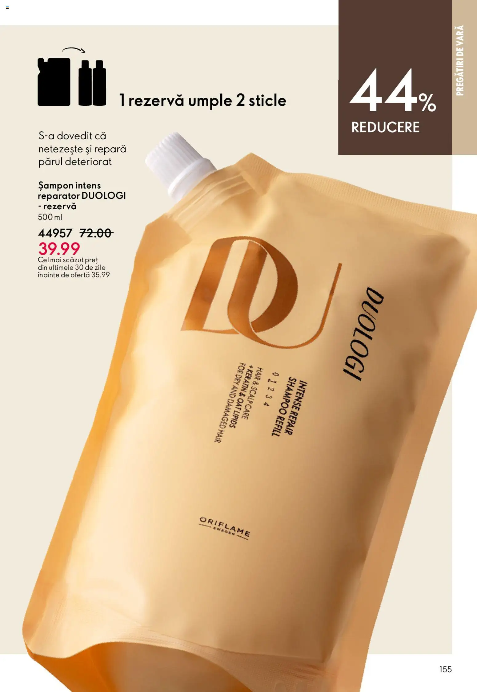 Noul catalog Oriflame – valabil de la 27.05.2026 | Pagină: 155 | Produse: Șampon