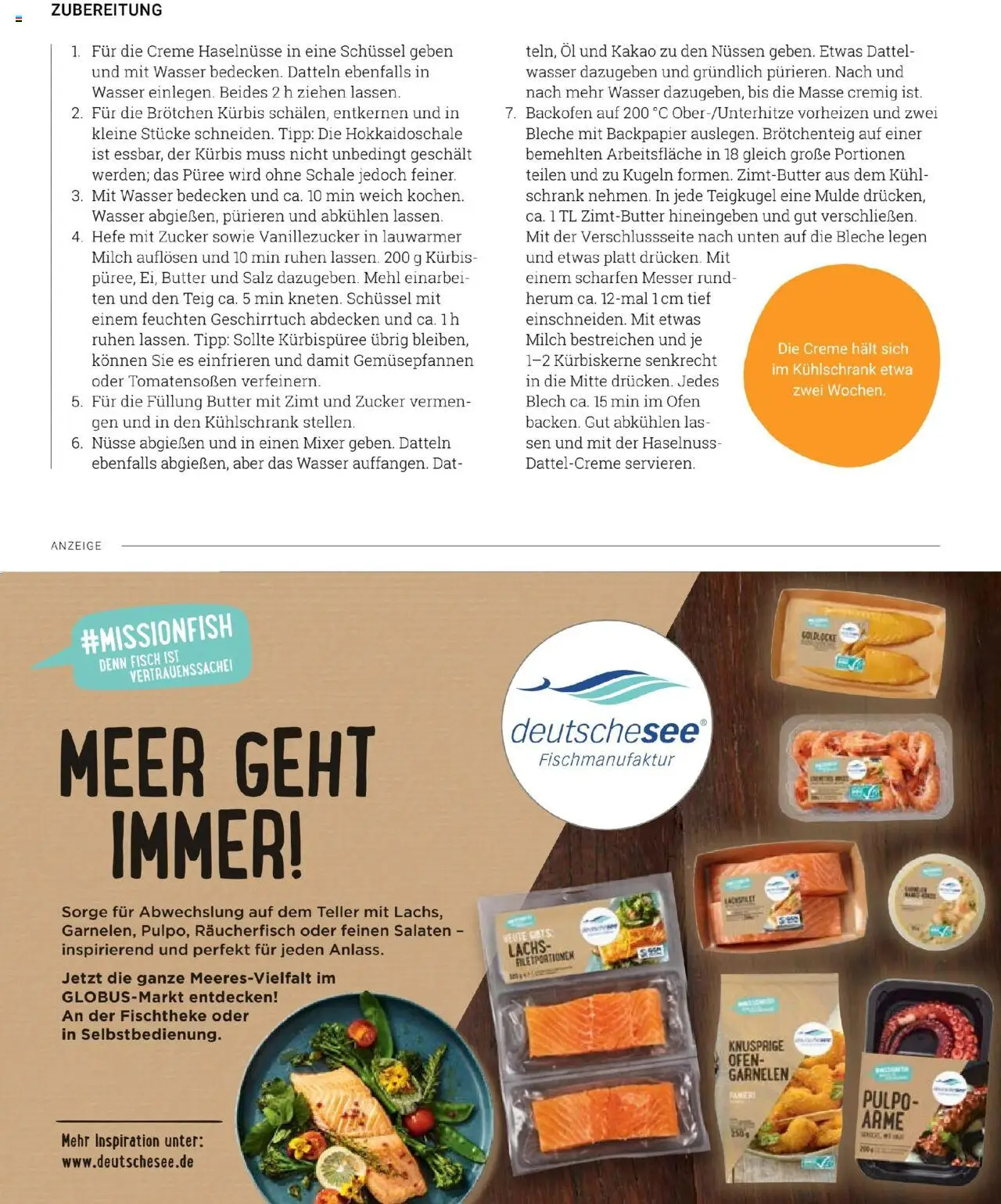 Globus Mio Magazin – gültig ab 01.10.2025 | Seite: 19 | Produkte: Mehl, Öl, Schrank, Salz