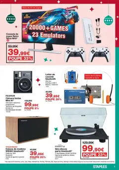Pré-visualização Staples - Folheto Natal 2025 válido de 03.12.2025 | Página: 7 | Produtos: Jogos, USB, Bateria