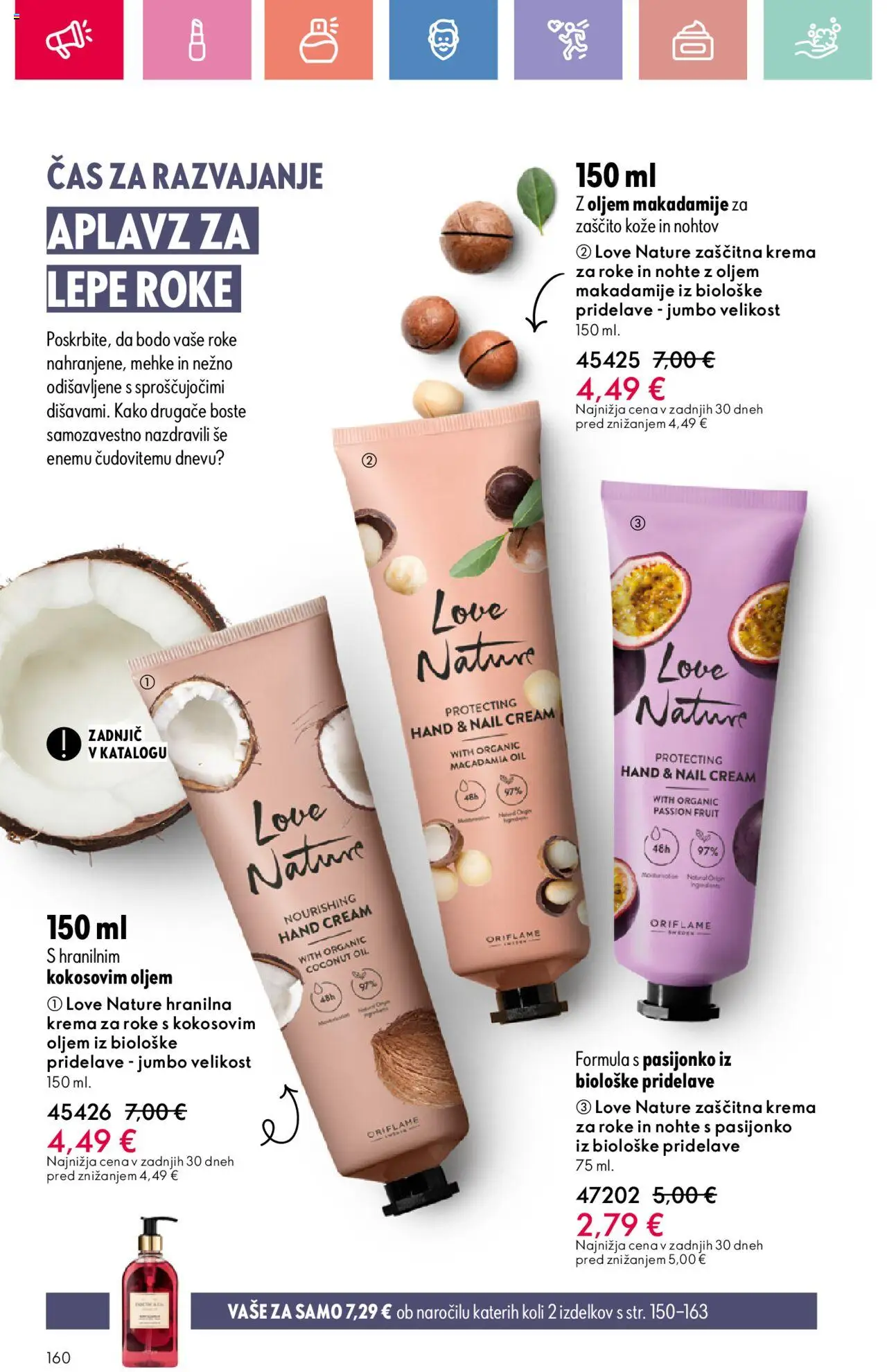 Oriflame katalog 11 │ velja od 03.08.2025 | Stran: 160 | Izdelki: Krema, Krema za roke