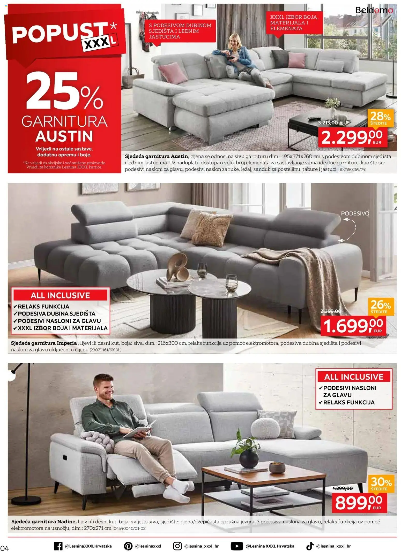 Lesnina katalog | vrijedi od 27.04.2026 | Stranica: 4 | Proizvodi: Tabure