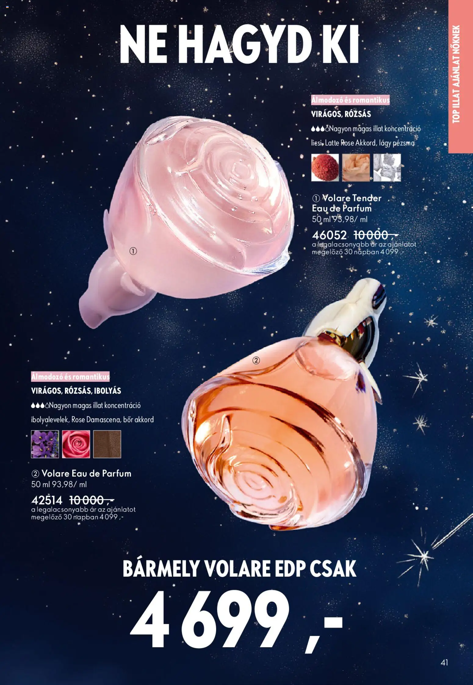 Oriflame akciós ujság - amely érvényes a következő dátumtól: 03.12.2025 | Oldal: 41 | Termékek: Parfüm, Bor