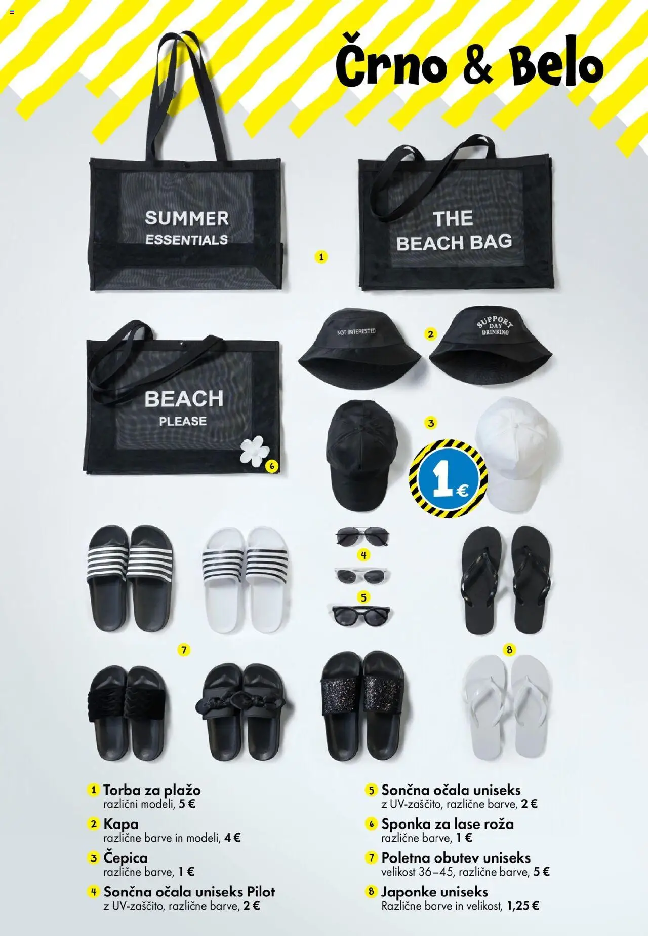 TEDi katalog │ velja od 13.06.2025 | Stran: 5 | Izdelki: Sončna očala, Japonke, Kapa, Ocala