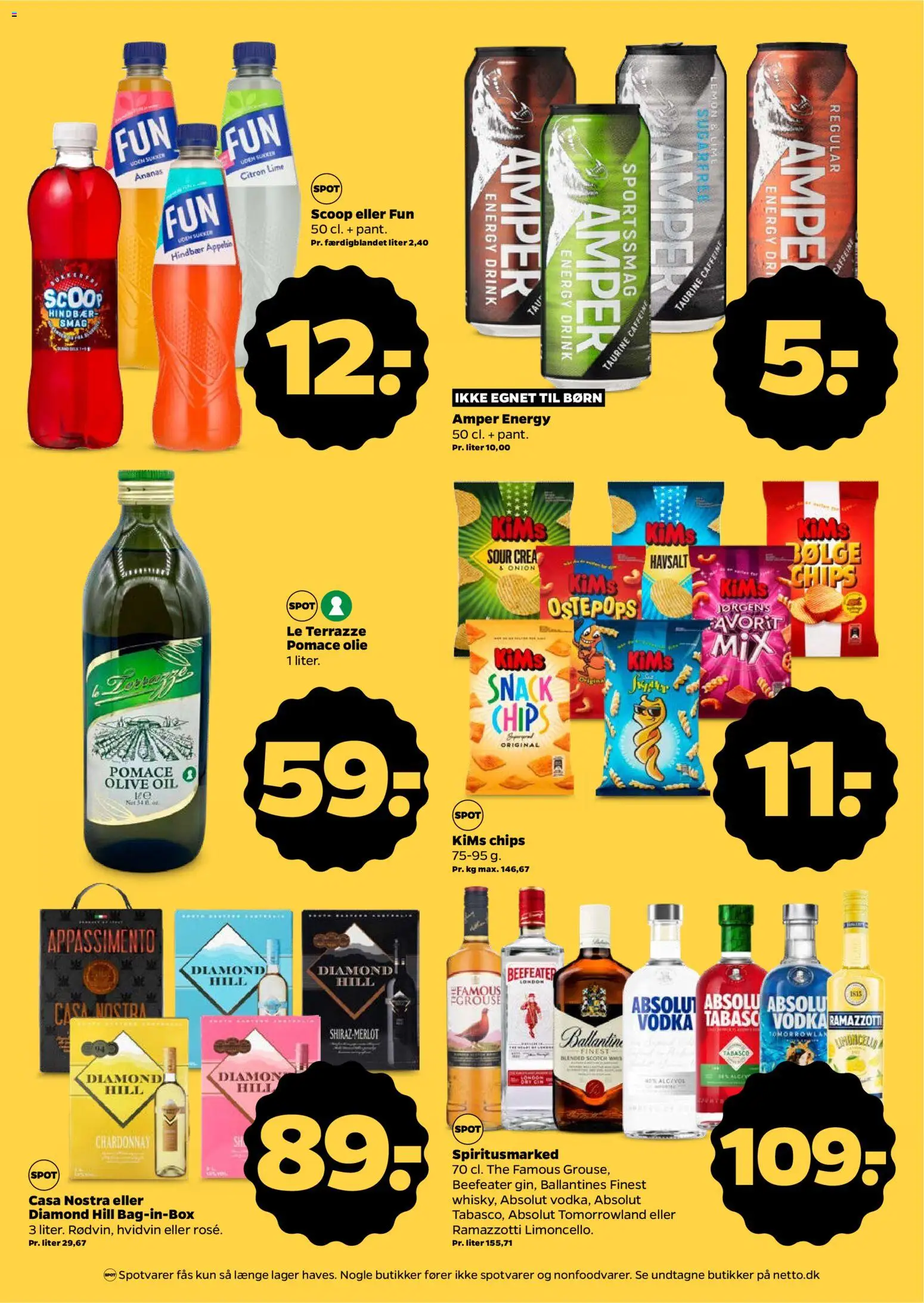 Netto tilbudsavis – gyldig fra 25.04.2026 | Side: 6 | Produkter: Olie, Vodka, Lime, Hindbær