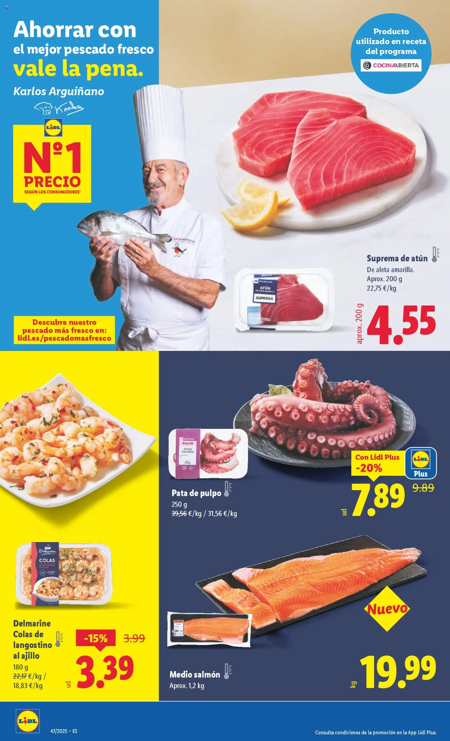 Lidl folleto │ válido desde el 17.11.2025 | Página: 6 | Productos: Pescado, Langostino
