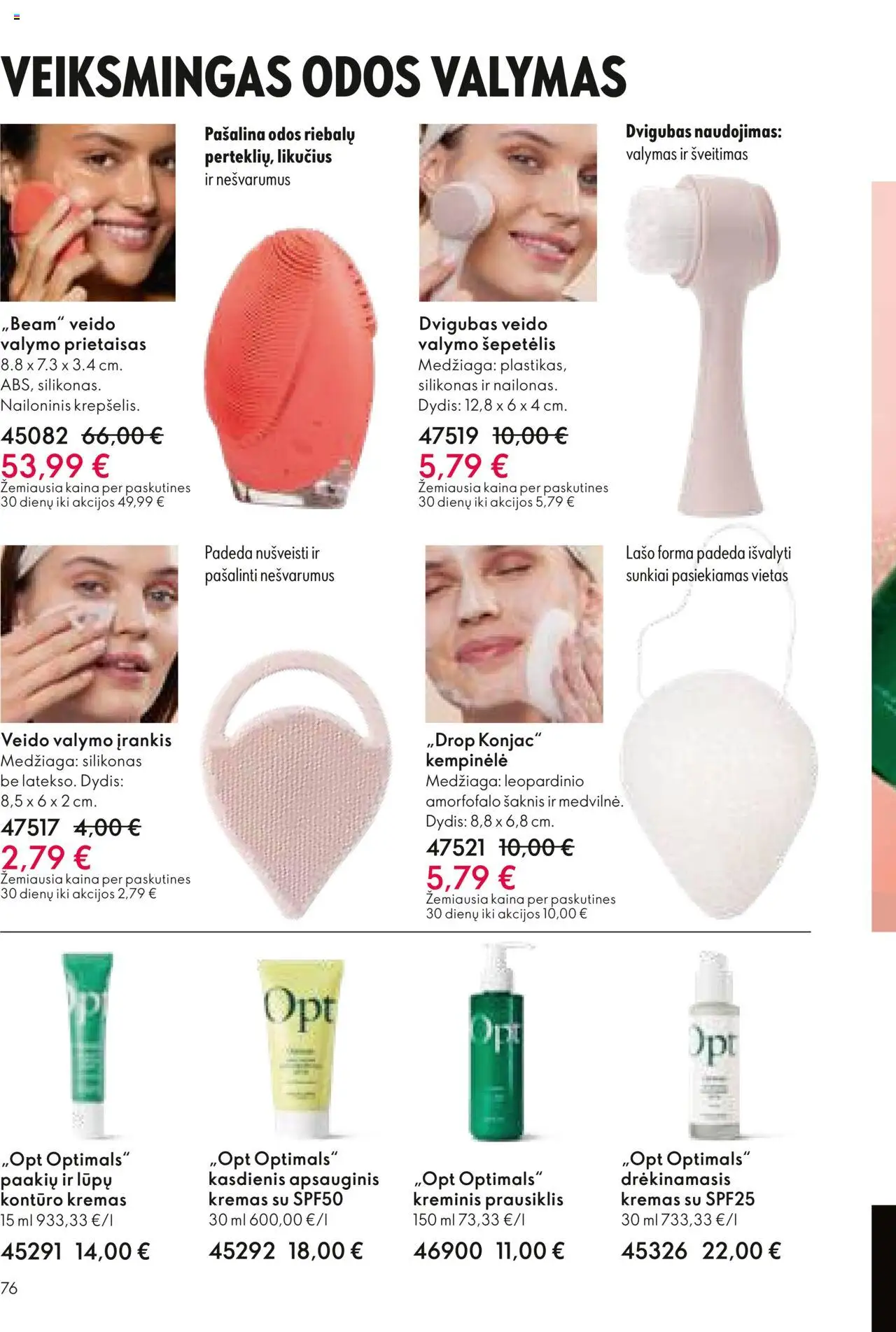 Oriflame - Katalogas 12 2025│galioja nuo 24.08.2025 | Puslapis: 76 | Prekių: Šepetėlis, Kremas, Prausiklis