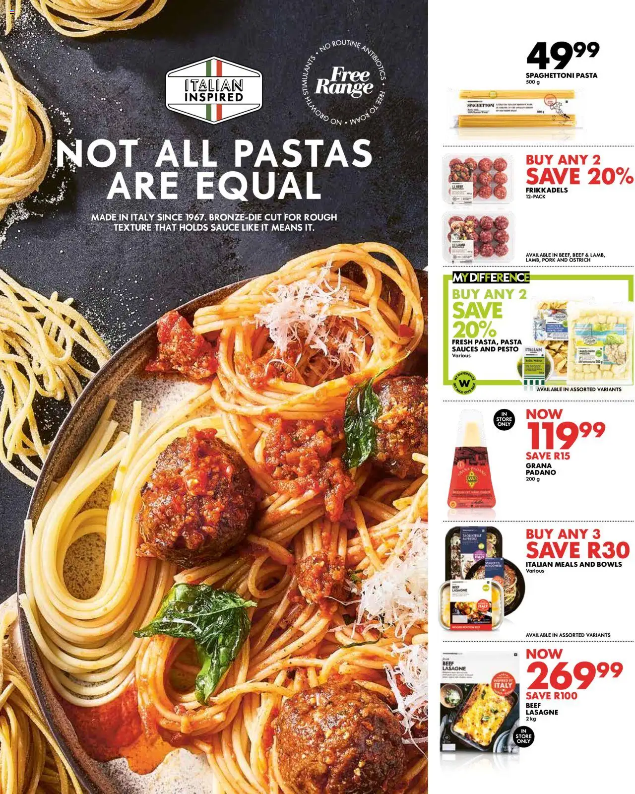 Woolworths Specials │ valid from 25.08.2025 | Page: 6 | Products: Pork, Beef, Pasta, Sauce